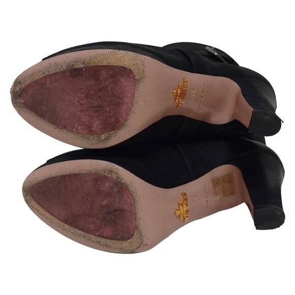 PRADA - Black Nubuck Women's Boots 176-070825 - Picture 4 of 6